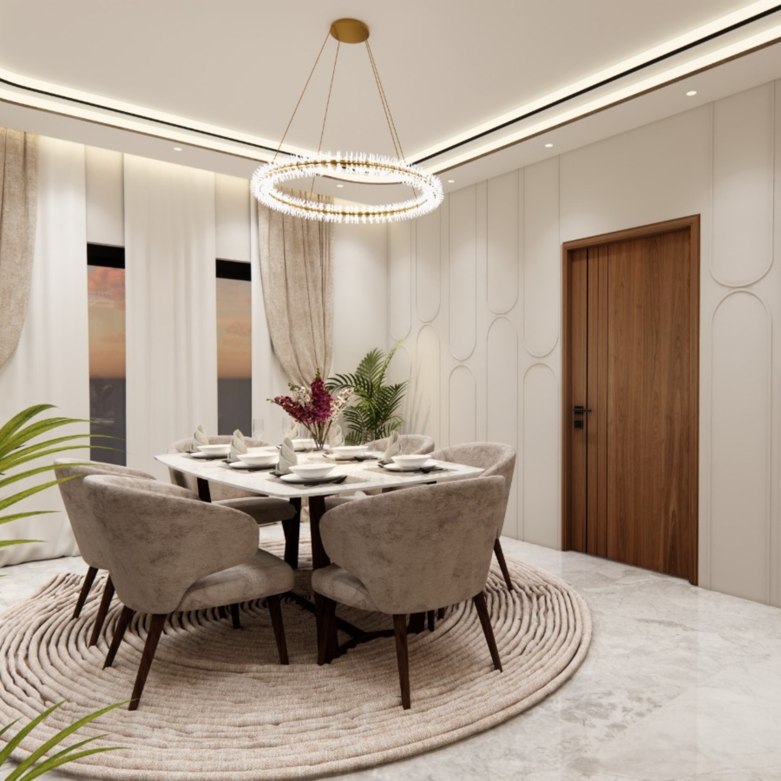 Luxury dining room