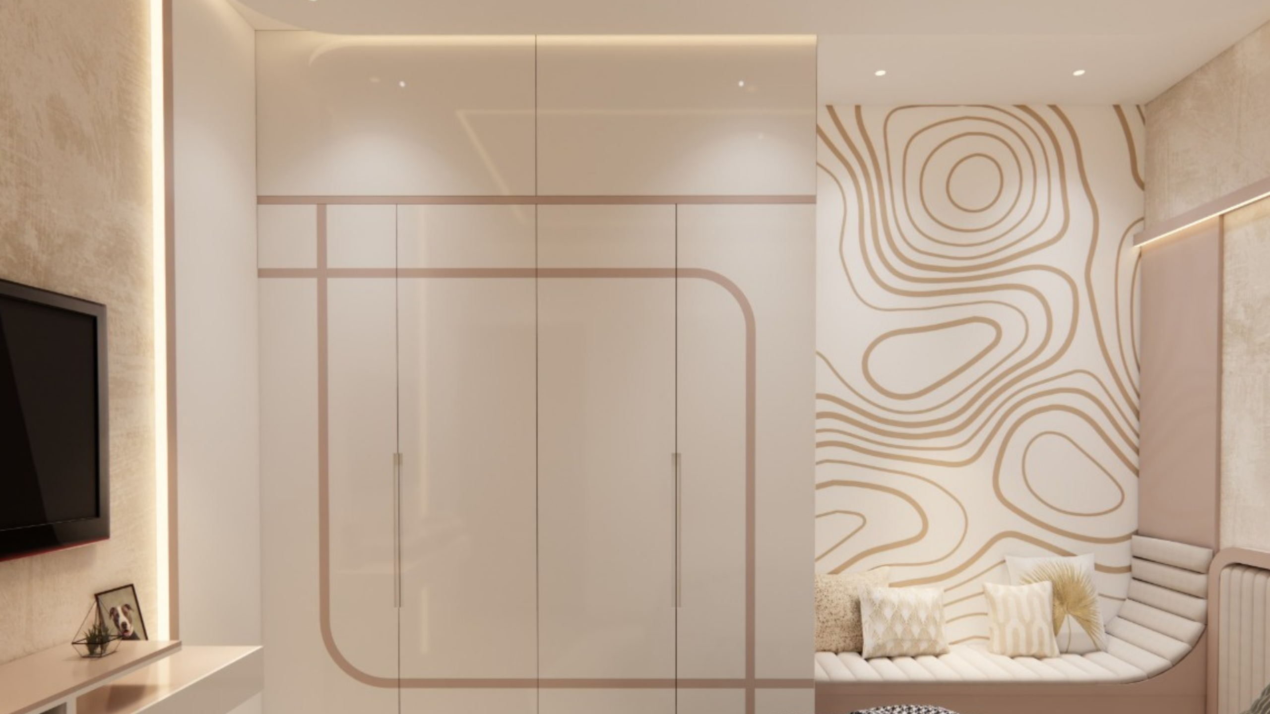 Custom wardrobe design by Interior Elevation
