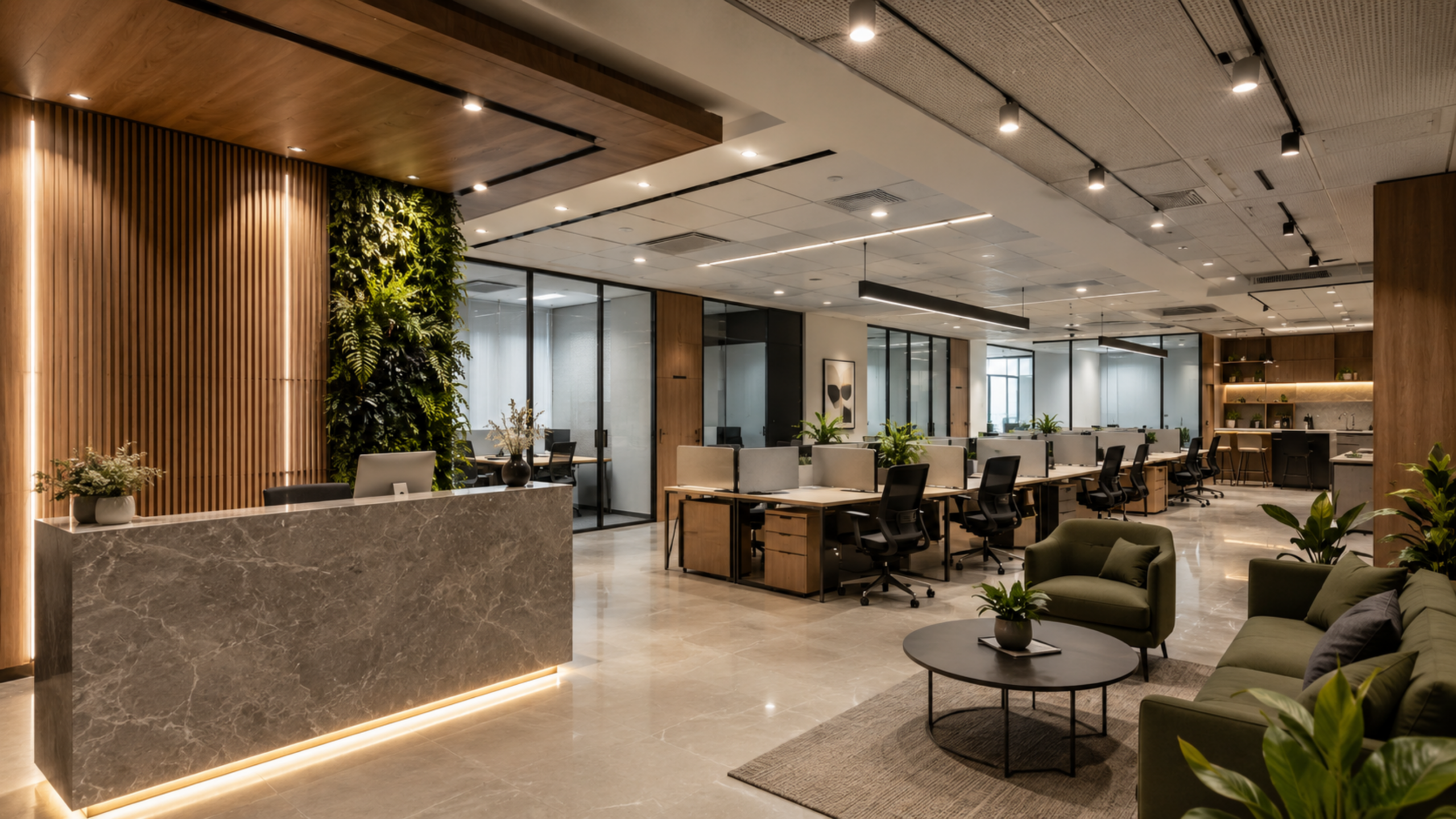 Executive commercial office interior