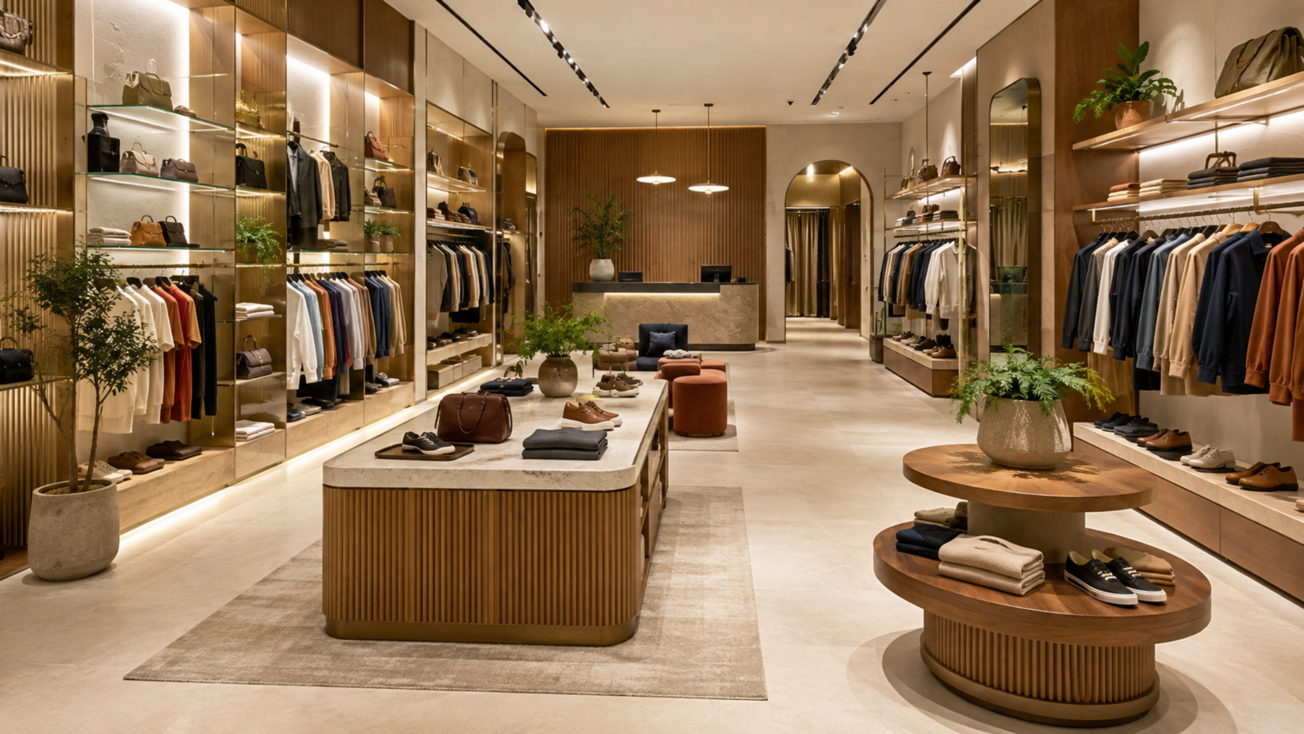 Modern business and commercial interior