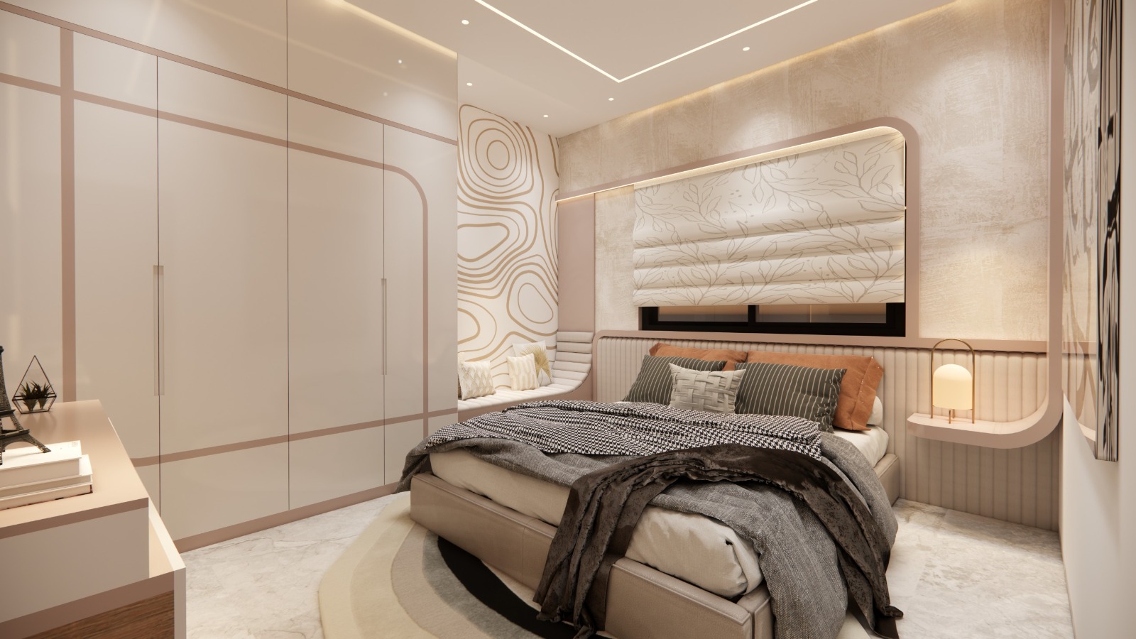 Premium bedroom details and finishes