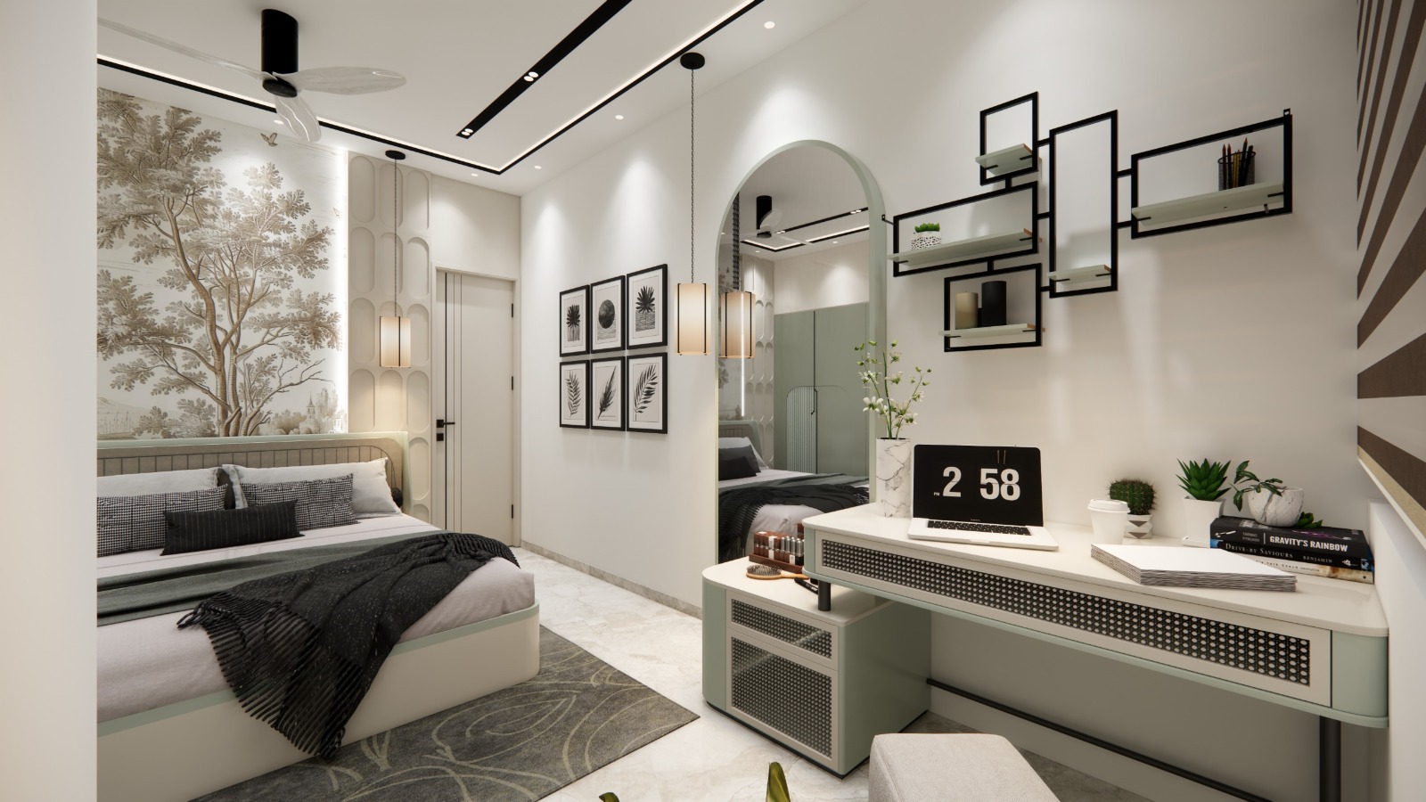 Personalised bedroom design and storage